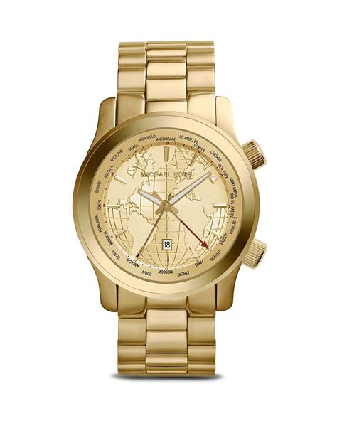 world map watch michael kors|More.